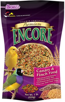 Encore Premium Canary and Finch Food, 1 lb.