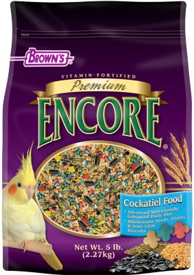 Encore Premium Cockatiel Food, 5 lb.
