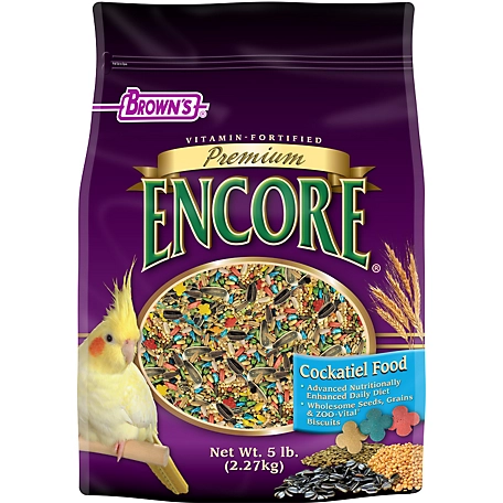 Encore Premium Cockatiel Food, 5 lb.