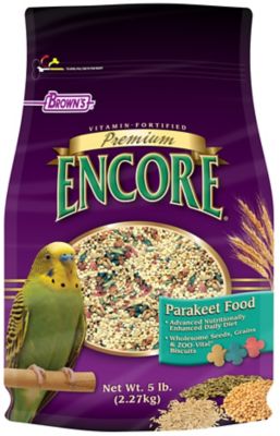 Encore Premium Parakeet Food, 5 lb.