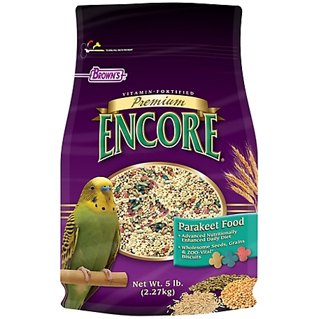 Encore Premium Parakeet Food, 5 lb.