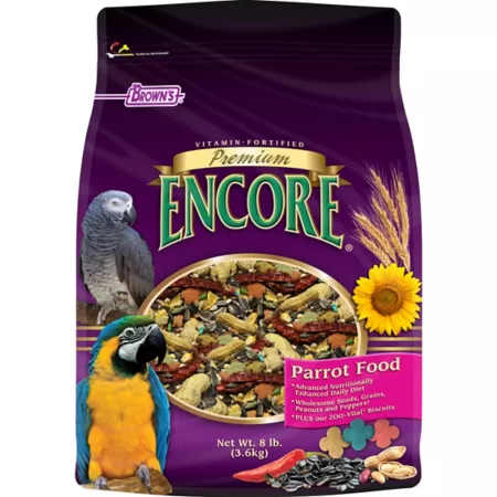 Encore Premium Parrot Food 8 lb. Pet Bird Seed