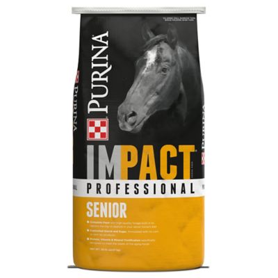 Purina Equine Impact Pro Senior Horse Feed, 50 lb. Bag