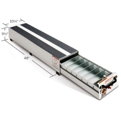 Image showing  750 lb. 48 in. Steel Pack Rat Truck Storage Drawer Unit, White, 305-3