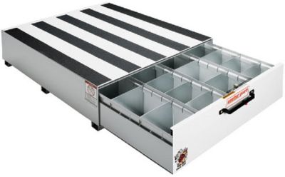 Weather Guard 48in. White Steel Pack Rat Truck Storage Drawer Unit, 338-3