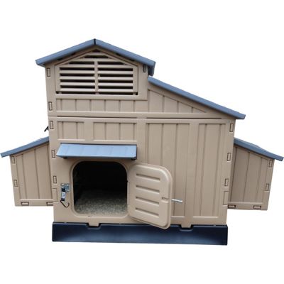 Image showing  Plastic Chicken Coop, 15 Chicken Capacity, Large