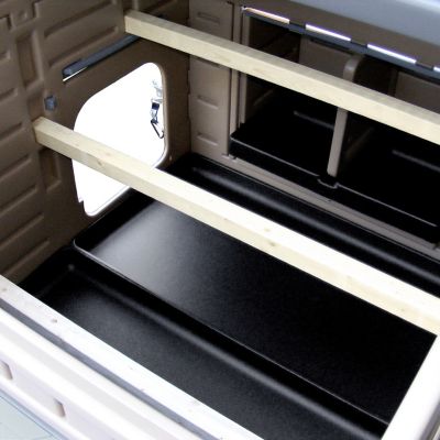 Image showing 5 th Snap Lock Plastic Chicken Coop, 15 Chicken Capacity, Large