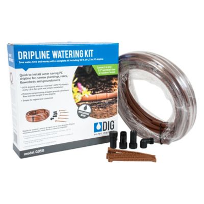 Sprinkler riser to drip conversion kit