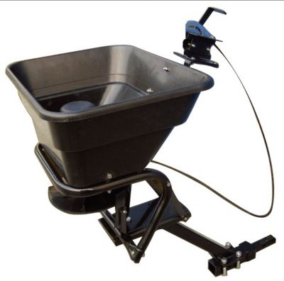 Field Tuff 80 lb. Capacity Tow-Behind Receiver Mount Spreader