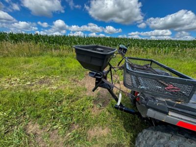 Image showing  80 lb. Capacity 12 ft. Tow-Behind Receiver-Mount Spreader