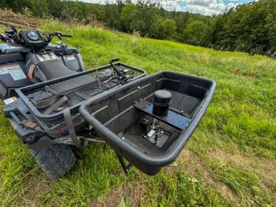 Image showing 5 th Field Tuff 80 lb. Capacity 12 ft. Tow-Behind Receiver-Mount Spreader