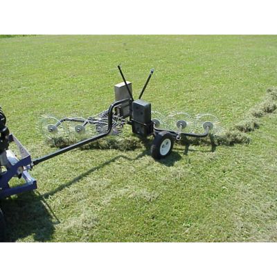 Lawn best sale mower rake