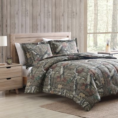 Mossy Oak 3 Piece King Comforter Set At, Grey Camo Bedding Sets