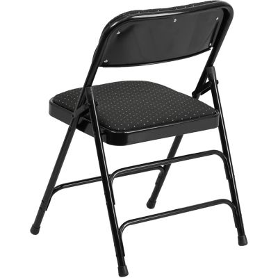 Image showing  HERCULES Series Curved Metal Folding Chairs, AWMC309AFBRN
