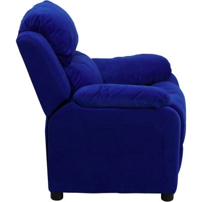 Image showing  Kids' Deluxe Padded Contemporary Microfiber Recliner