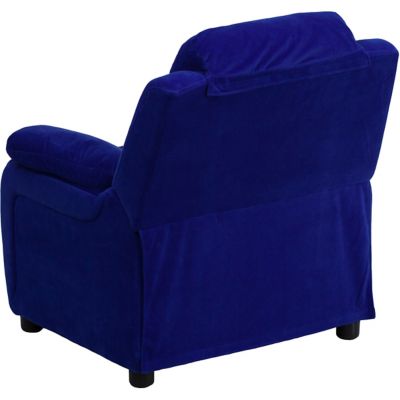 Image showing  Kids' Deluxe Padded Contemporary Microfiber Recliner
