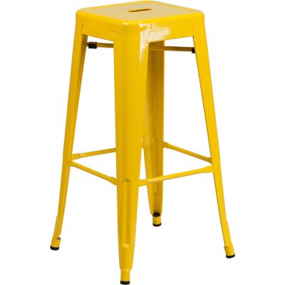 Flash Furniture 30 in. High Backless Metal Indoor/Outdoor Bar Stool with Square Seat I absolutely love these bar stools