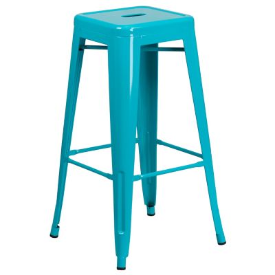 Flash Furniture High Backless Indoor/Outdoor Bar Stool, 17 in. x 30 in.