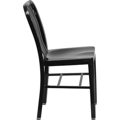 Image showing  Metal Indoor/Outdoor Chair, 20 in. x 15.5 in. x 33.25 in.