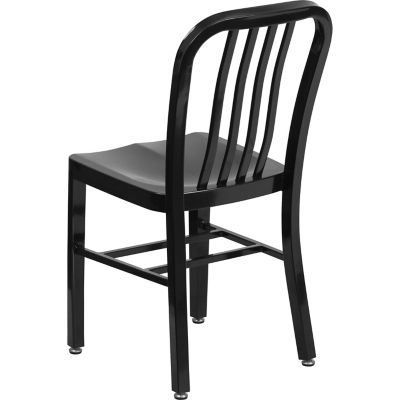 Image showing  Metal Indoor/Outdoor Chair, 20 in. x 15.5 in. x 33.25 in.