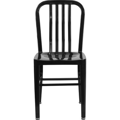 Image showing  Metal Indoor/Outdoor Chair, 20 in. x 15.5 in. x 33.25 in.