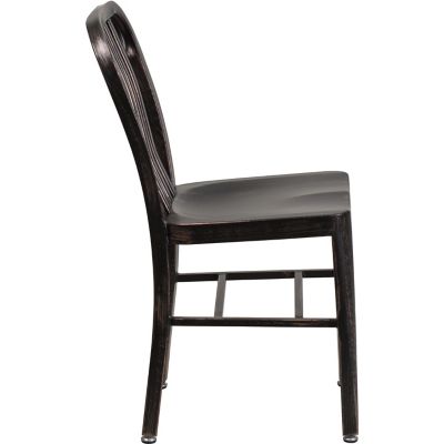 Image showing  Metal Indoor/Outdoor Chair, 20 in. x 15.5 in. x 33.25 in.