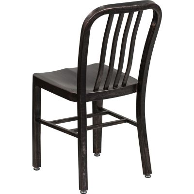 Image showing  Metal Indoor/Outdoor Chair, 20 in. x 15.5 in. x 33.25 in.