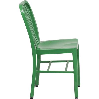 Image showing  Metal Indoor/Outdoor Chair, 20 in. x 15.5 in. x 33.25 in.