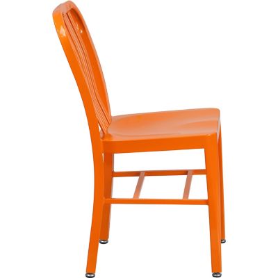 Image showing  Metal Indoor/Outdoor Chair, 20 in. x 15.5 in. x 33.25 in.