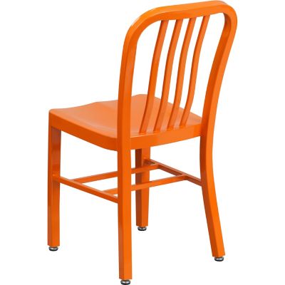 Image showing  Metal Indoor/Outdoor Chair, 20 in. x 15.5 in. x 33.25 in.