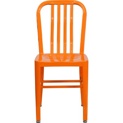 Image showing  Metal Indoor/Outdoor Chair, 20 in. x 15.5 in. x 33.25 in.