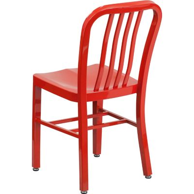 Image showing  Metal Indoor/Outdoor Chair, 20 in. x 15.5 in. x 33.25 in.