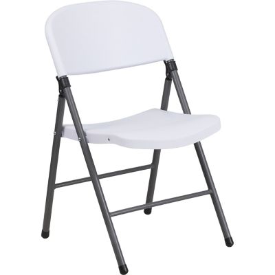 Hercules Series 330 Lb Capacity Plastic Folding Chair With Charcoal Frame At Tractor Supply Co