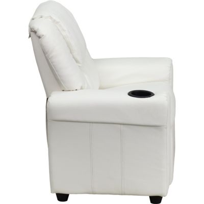 Image showing 1 th Flash Furniture Kids' Contemporary Vinyl Recliner with Cup Holder and Headrest