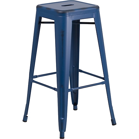 Flash Furniture High Backless Indoor/Outdoor Bar Stool, 17 in. x 30 in.