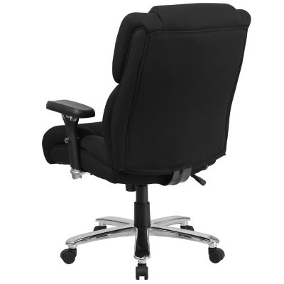 Image showing 7 th Flash Furniture HERCULES Big and Tall Executive Desk Swivel Chairs, 400 lb. Capacity, Fabric