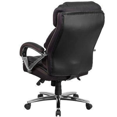 Image showing  HERCULES Series Big and Tall Executive Desk Swivel Chairs, Black, 500 lb. Capacity, GO2222