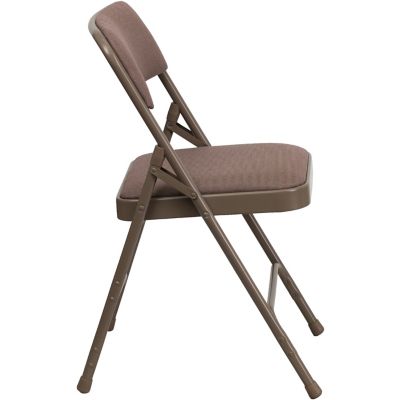 Image showing  HERCULES Series Metal Folding Chair, 300 lb. Capacity, Navy/Gray