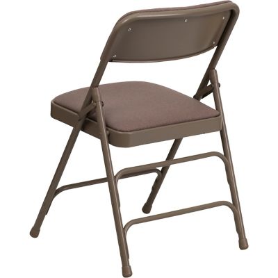 Image showing  HERCULES Series Metal Folding Chair, 300 lb. Capacity, Navy/Gray