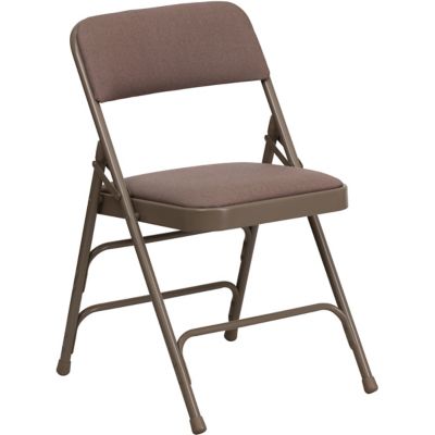 Image showing  HERCULES Series Metal Folding Chair, 300 lb. Capacity, Navy/Gray