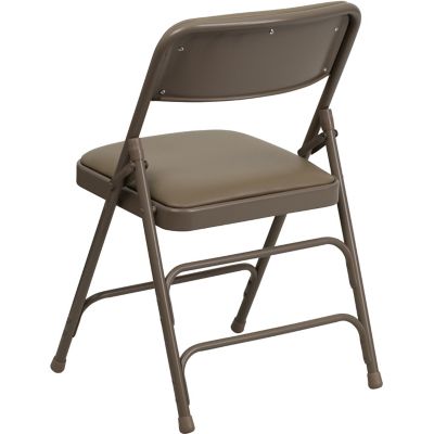 Image showing  HERCULES Series Metal Folding Chair, 300 lb. Capacity, Navy/Gray