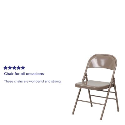 Image showing  Hercules Series Metal Folding Chair, 300 lb. Capacity