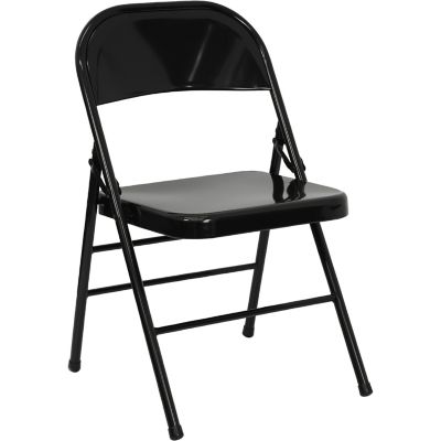 Image showing  Hercules Series Metal Folding Chair, 300 lb. Capacity