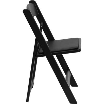 Image showing  HERCULES Series Resin Folding Chairs, Black, 1000 lb. Weight Capacity, LEL1BLACK