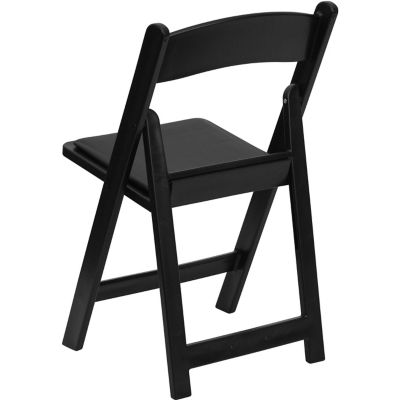 Image showing  HERCULES Series Resin Folding Chairs, Black, 1000 lb. Weight Capacity, LEL1BLACK