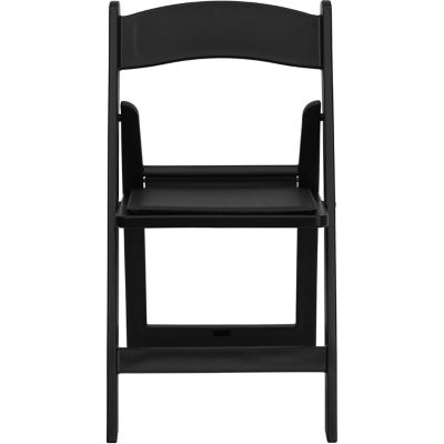 Image showing  HERCULES Series Resin Folding Chairs, Black, 1000 lb. Weight Capacity, LEL1BLACK