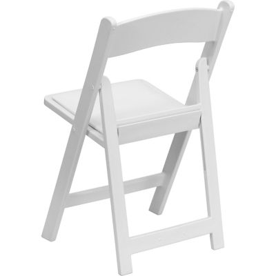 Image showing  HERCULES Series Resin Folding Chairs, White, 1,000 lb. Capacity
