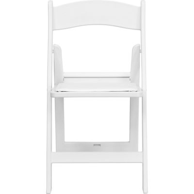 Image showing  HERCULES Series Resin Folding Chairs, White, 1,000 lb. Capacity