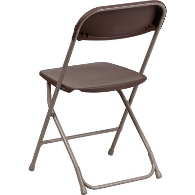 Image showing 2 th Flash Furniture HERCULES Series Premium Folding Plastic Party Chairs, 800 lb. Capacity
