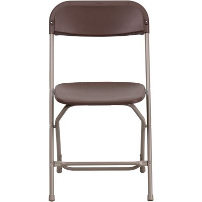 Image showing 3 th Flash Furniture HERCULES Series Premium Folding Plastic Party Chairs, 800 lb. Capacity